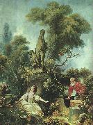 Jean Honore Fragonard The Meeting oil painting artist